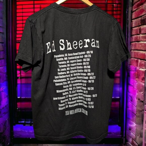 Ed Sheeran 2018 North American Tour T-Shirt, Small - Picture 2 of 3